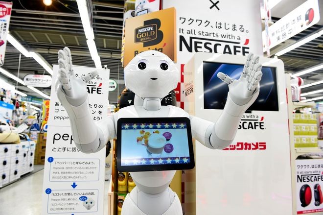 softbank pepper robot